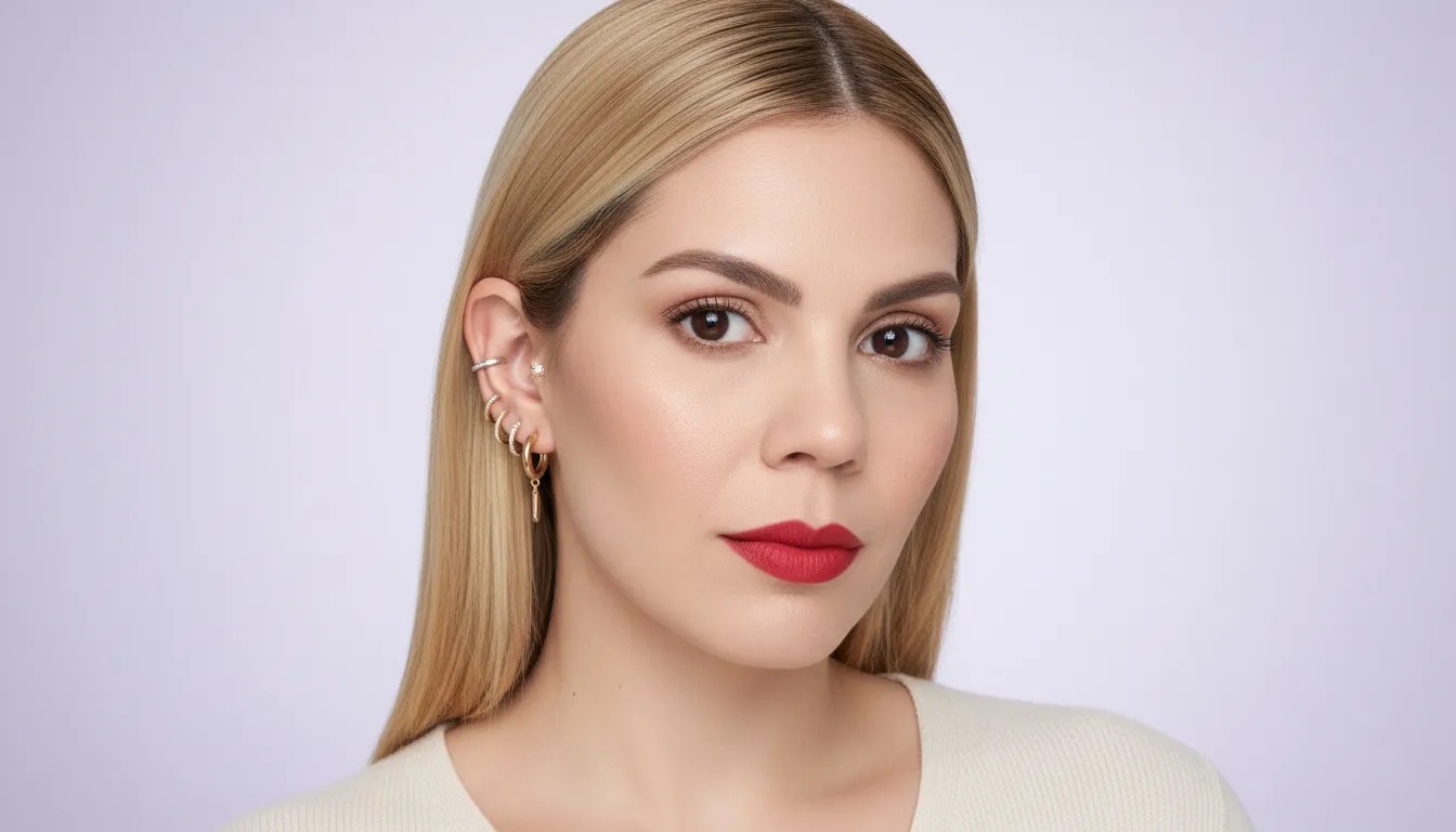 Ear Stacking La guia definitiva para combinar multiples pendientes de oro y plata con estilo este 20267