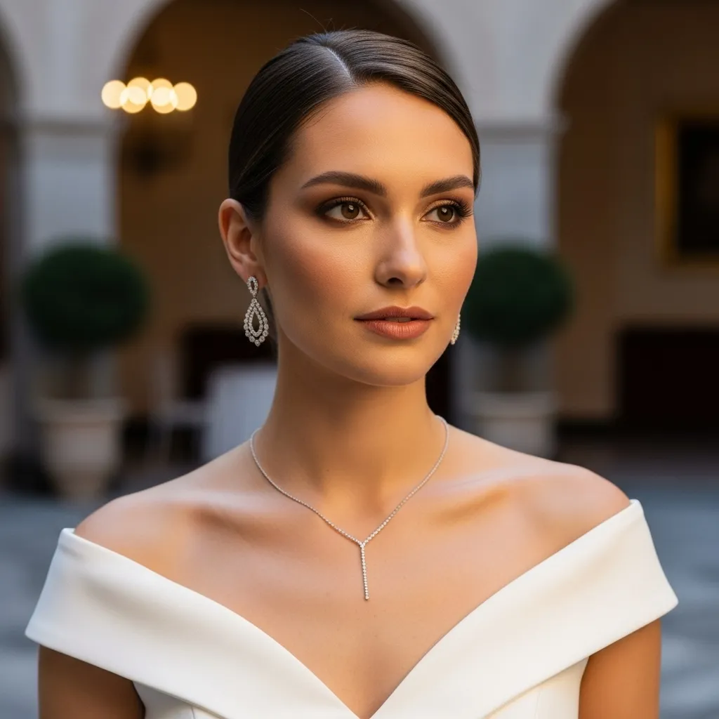 Joyas para Invitada de Boda 2026 Como combinar accesorios segun el escote de tu vestidoiojio