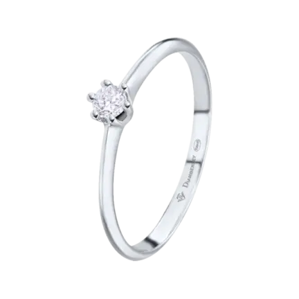 anillo de compromiso oro blanco con diamante 008ct caab69
