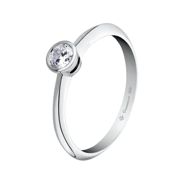 Anillo de compromiso oro blanco solitario con diamante 028_1010 - 0,25ct