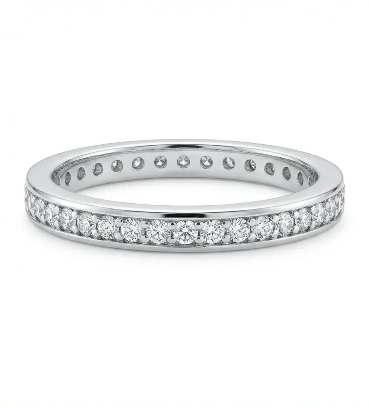 anillo de compromiso oro blanco con diamantes 028 1000 4