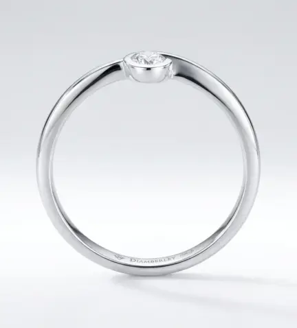 anillo de compromiso oro blanco y diamante 028 1051