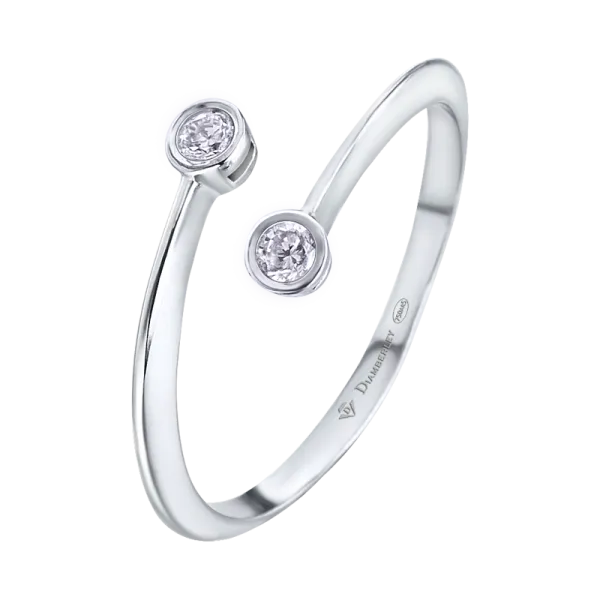 anillo de oro blanco 18 kts con diamantes 007 ct 13f8e7