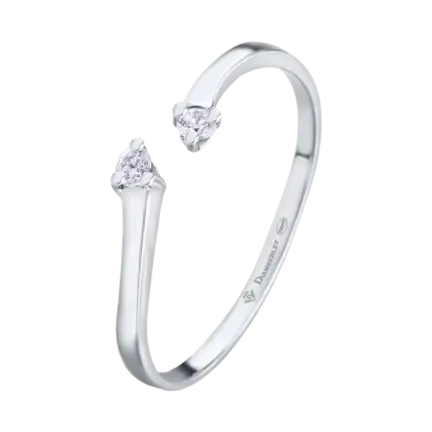 anillo de oro blanco 18 kts con diamantes 007 ct 9f8d37