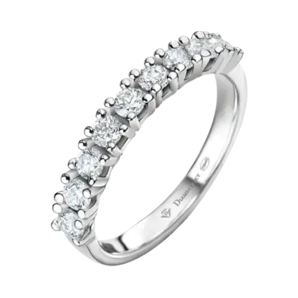 anillo de oro blanco con diamantes 054 ct cbe180