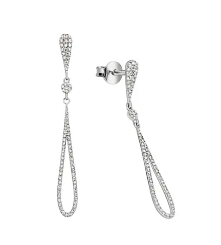 pendientes de oro 18k con brillantes 243 481 00032