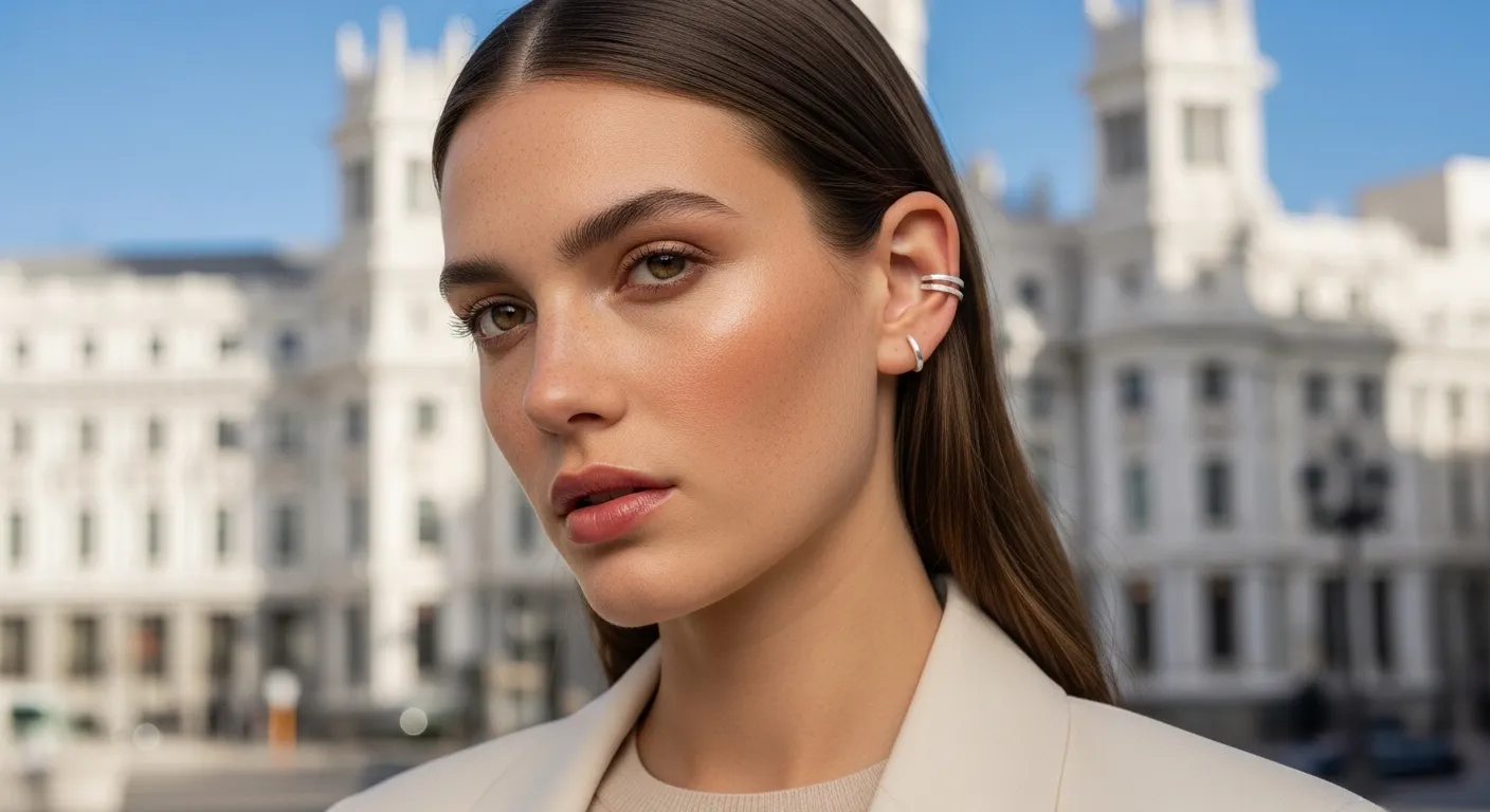 Ear cuff de plata Como llevar tendencia sin agujeros este 20261