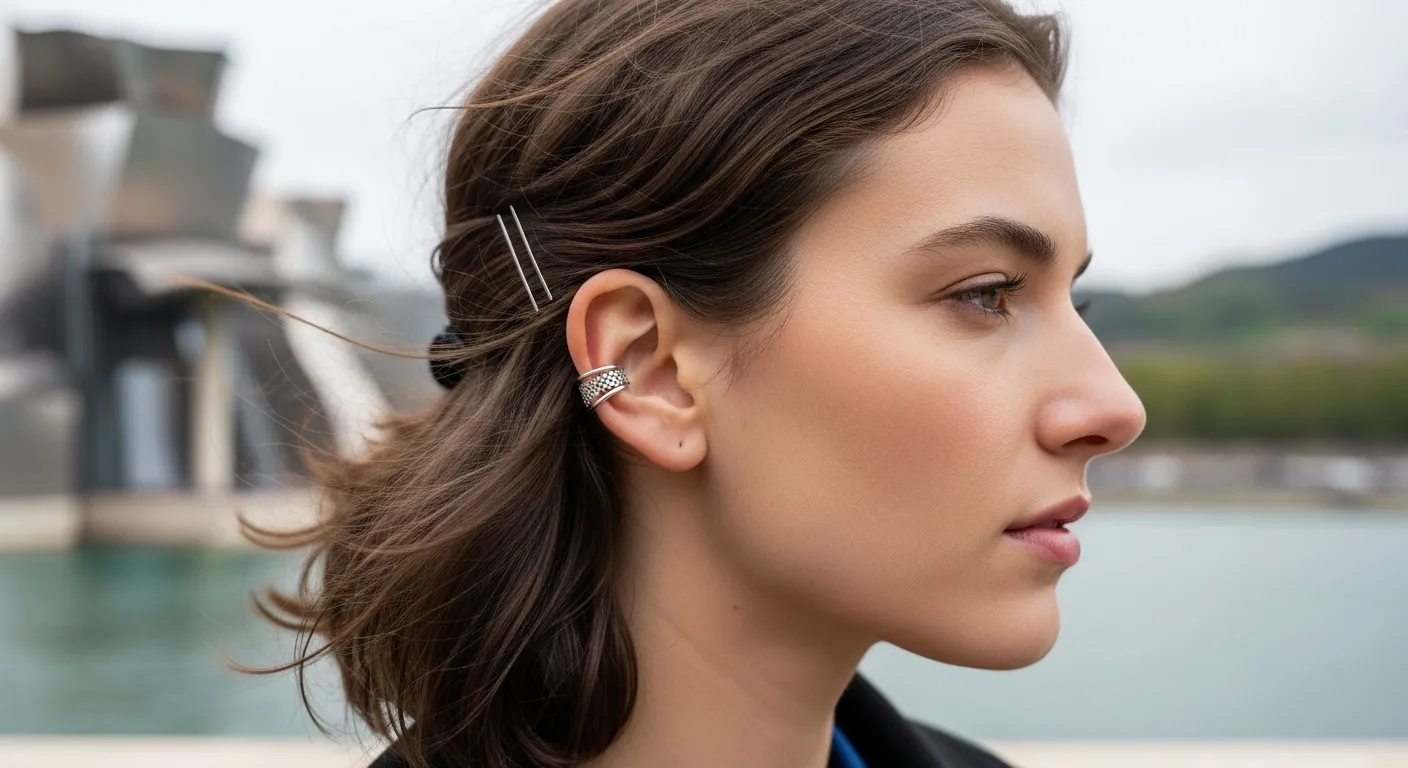 Ear cuff de plata Como llevar tendencia sin agujeros este 202633