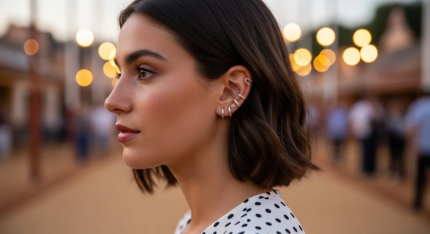 Ear cuff de plata Como llevar tendencia sin agujeros este 202652
