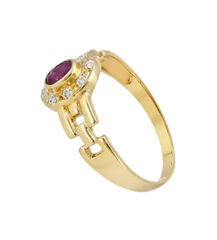 anillo de oro amarillo 18k con rubi fino y circones 038_LO-031-24MY02-19_00